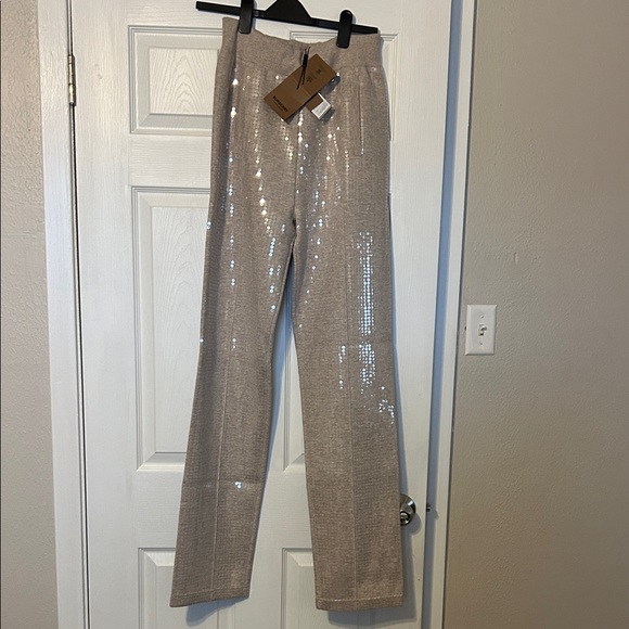 New authentic Burberry sequin pants - Picture 1 of 9
